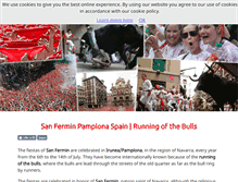 Tablet Screenshot of bullrunpamplona.com